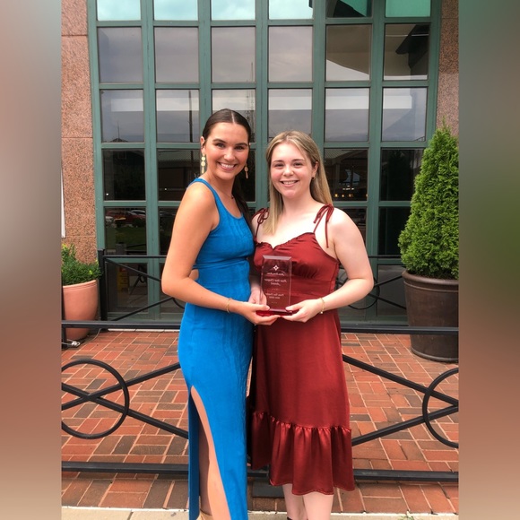 Blue maxi cutout dress - Picture 3 of 3